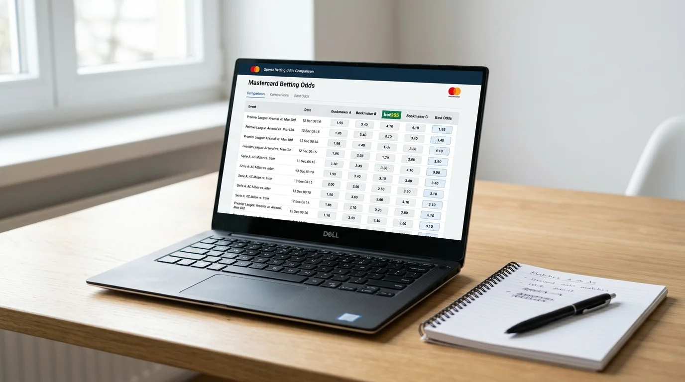 Oddsjämförelse bettingsidor Mastercard bästa odds